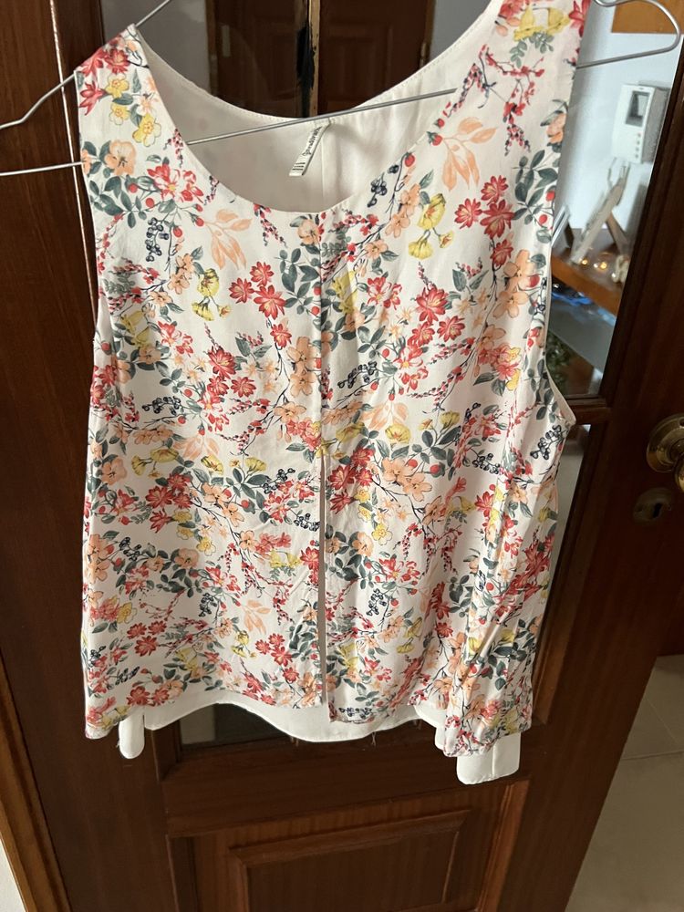 Blusa corte evase tamanho M stradivarius