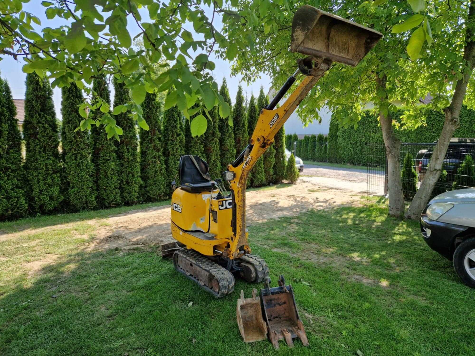 minikoparka JCB 8008/ gotowa do pracy/ bez wkładu finansowego