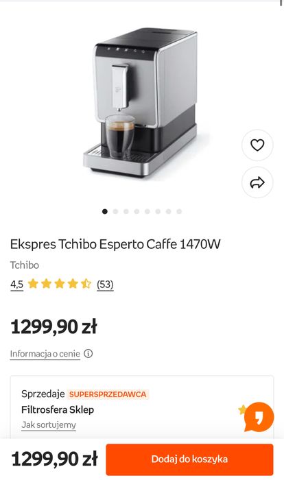 Tchibo Esperto Caffe Expres do kawy