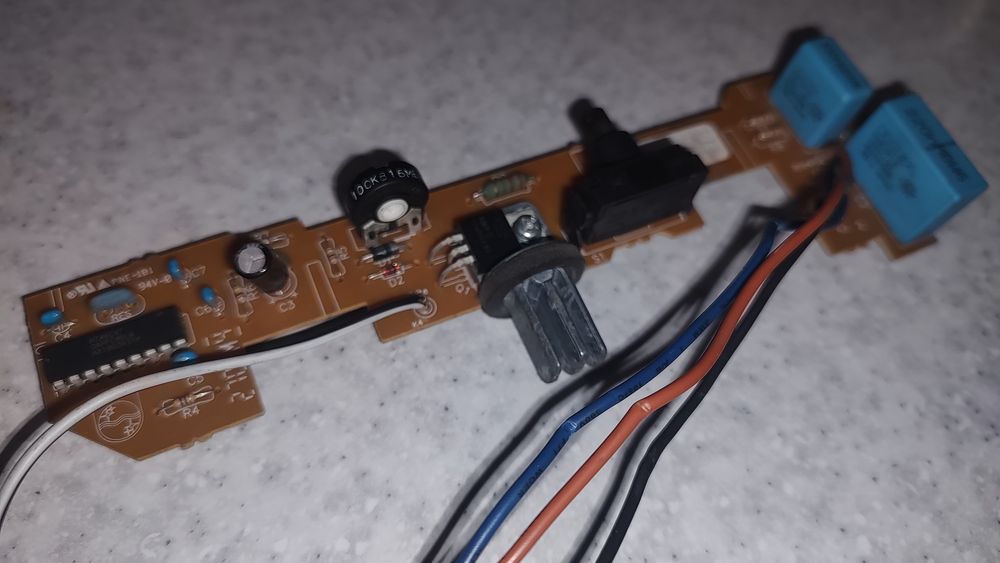 Плата управління пилососа Philips з регулятором оборотів