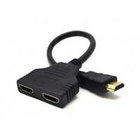 Cabo Gembird Passive HDMI Dual Port Preto