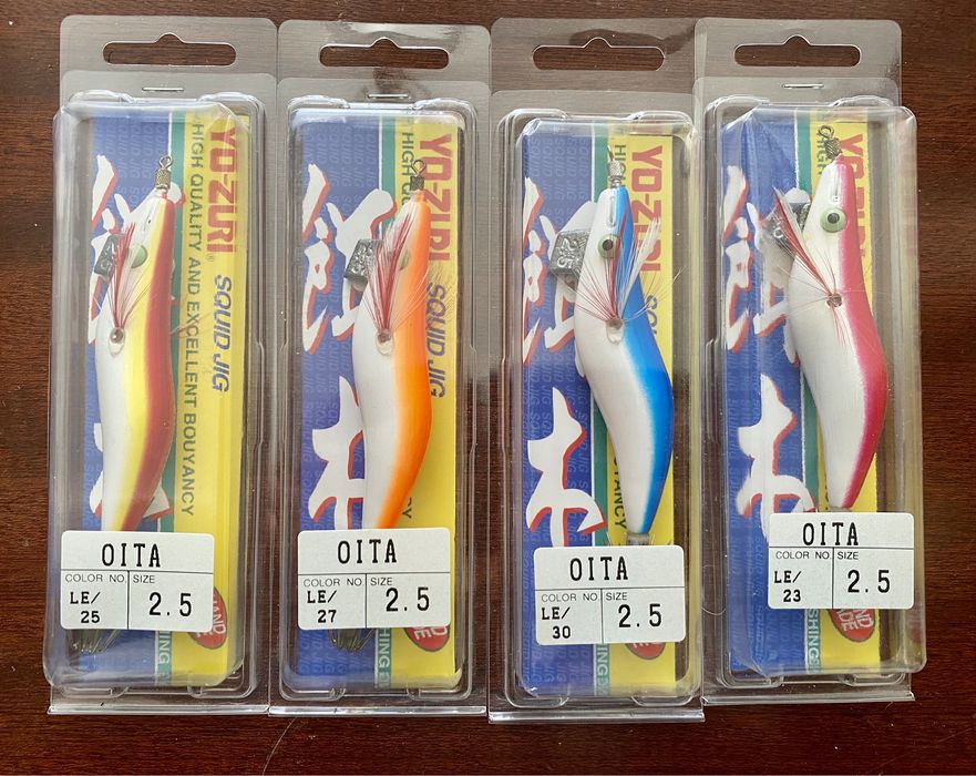 toneiras palhaços yo-zuri oita 2.5 e 3.0