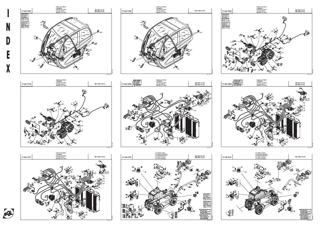 Katalog części Manitou 840/1040 PDF EN