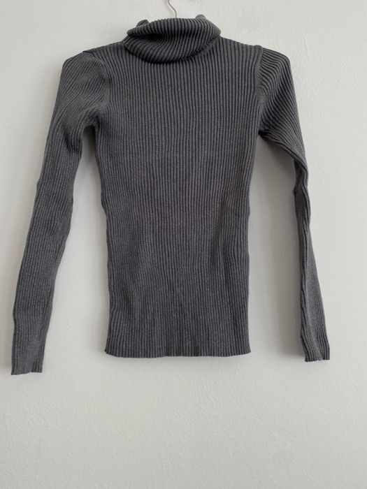 Szary prążkowany golf Stradivarius rozmiar s