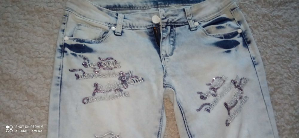 Джинсы легкие катоновый стрейч, варенки