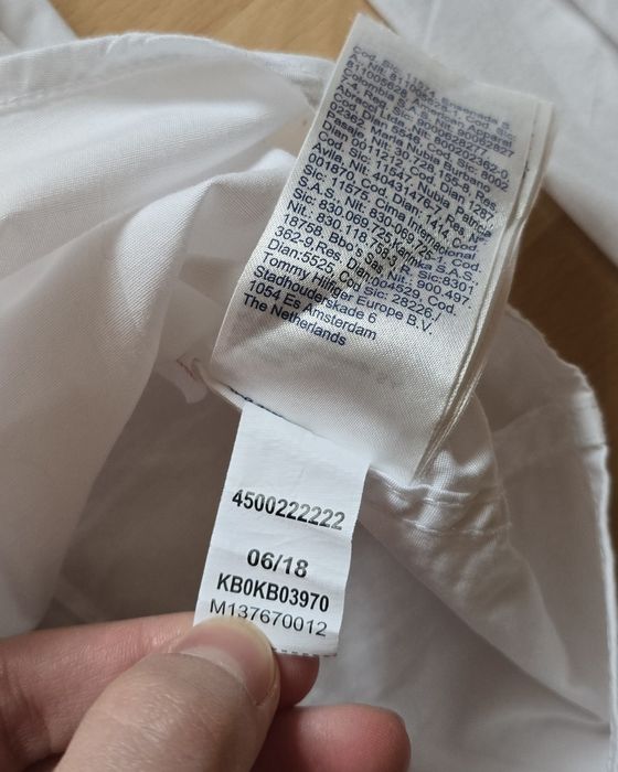 Biała koszula chłopięca Tommy Hilfiger rozm. 152