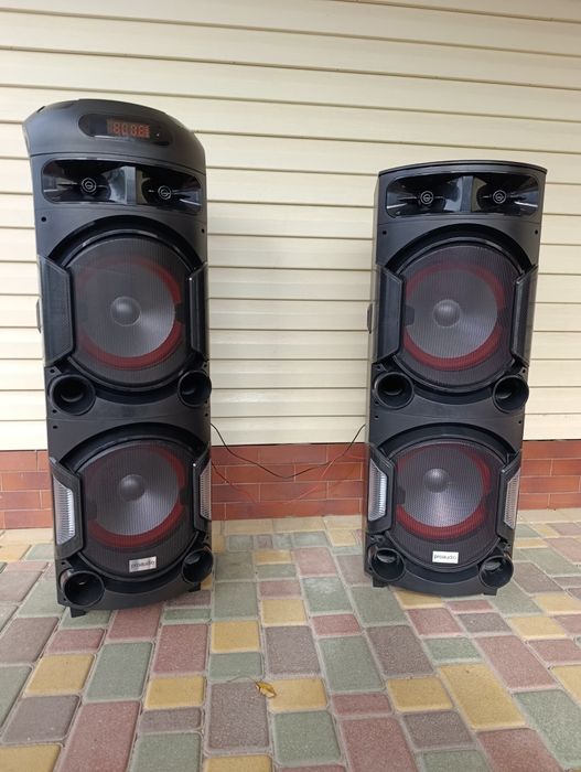 Колонки великі, акустична система Proaudio з Аккум
