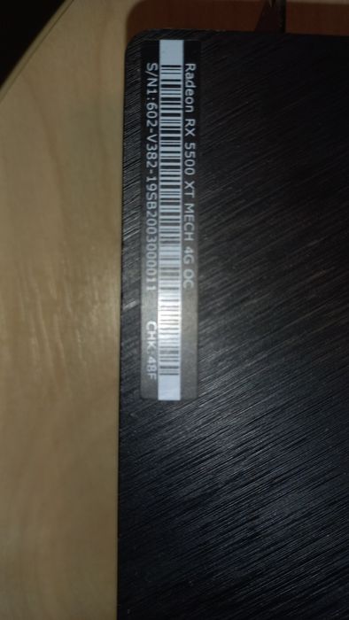 Відеокарта Msi Radeon RX5500XT 4gb