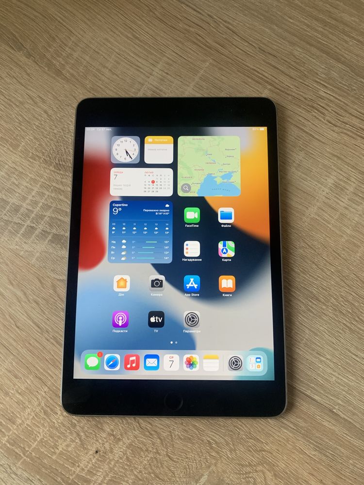 iPad mini 4 7.9” Wi-Fi 128gb Space Gray. Bypass!