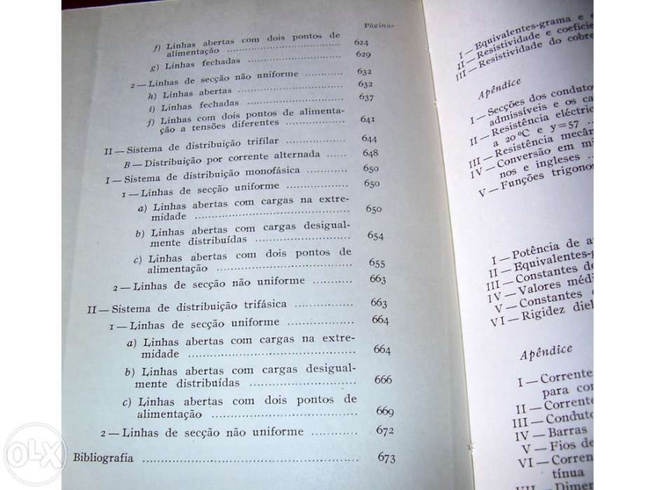 Fórmulas e tabelas do electrotécnico (problemas de aplicação)