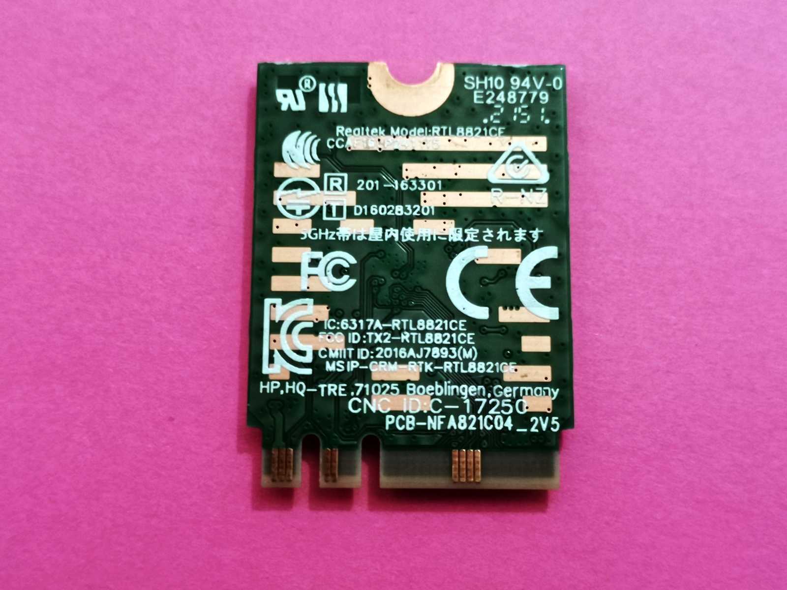 ReaLTek RTL8821cE - Karta Sieciowa WiFi