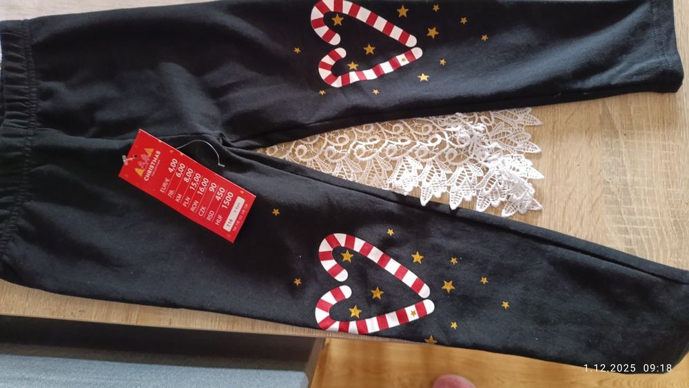 Nowe legginsy 116 jedyne 8 zł