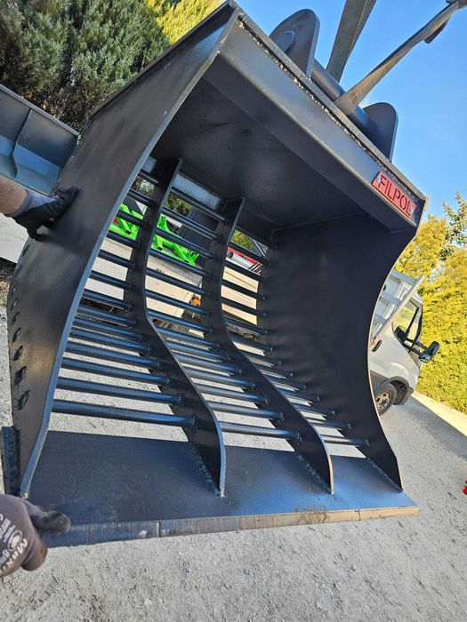 Łyżka ażurowa łycha przesiewowa do koparki koparko ładowarki DOWÓZ