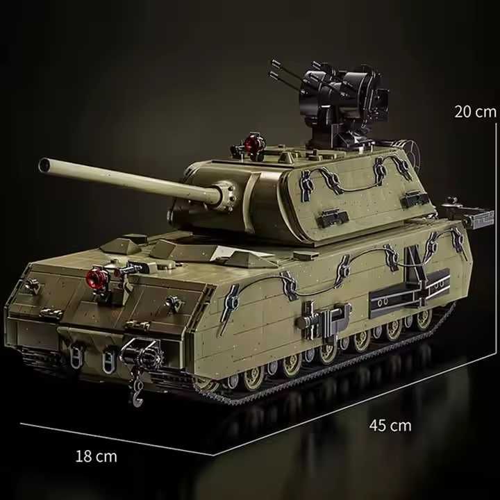 Конструктор Panzer VIII Maus , 3339 дет. На радіокеруванні. У коробці.