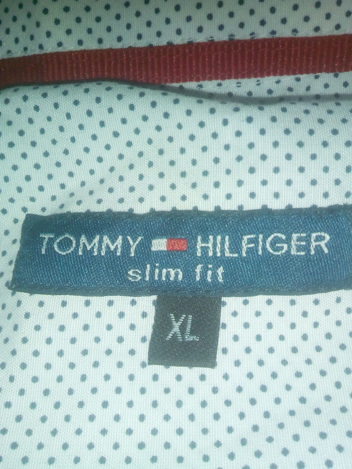 Фирменная рубашка Tommy Hilfiger Slim Fit Оригинал