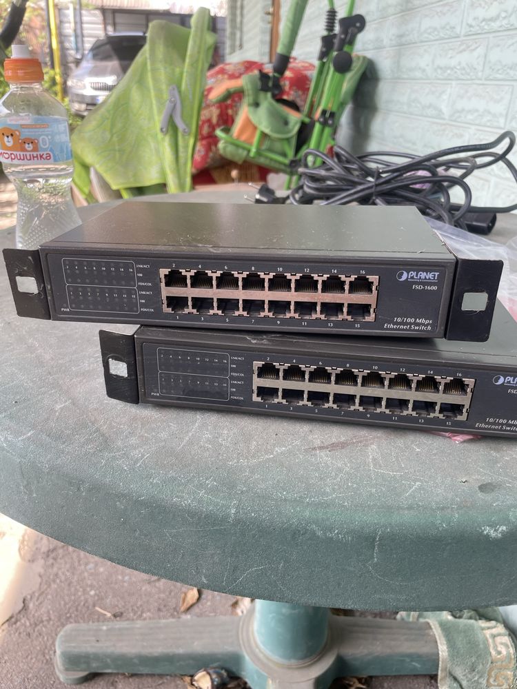 Planet FSD-1600 internet switch, комутатор, свіч 16 портів.