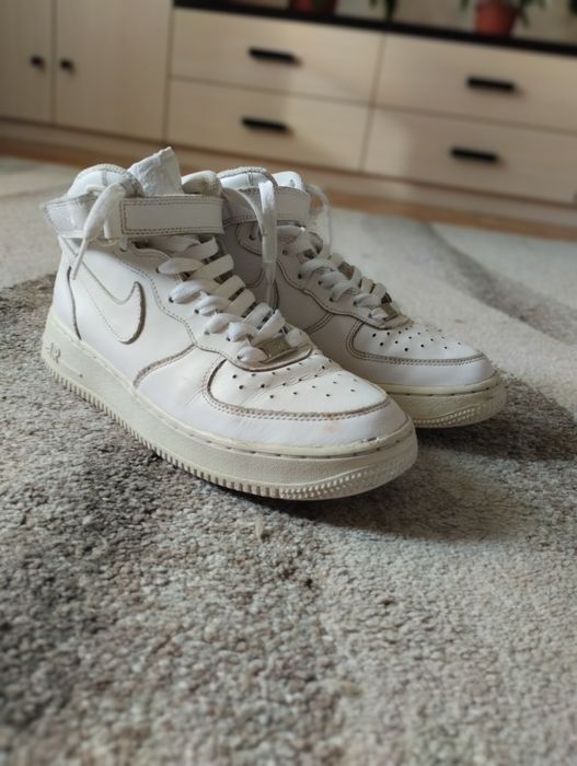 Оригінальні білі Nike Air Force 1 hight ( 40 розмір )