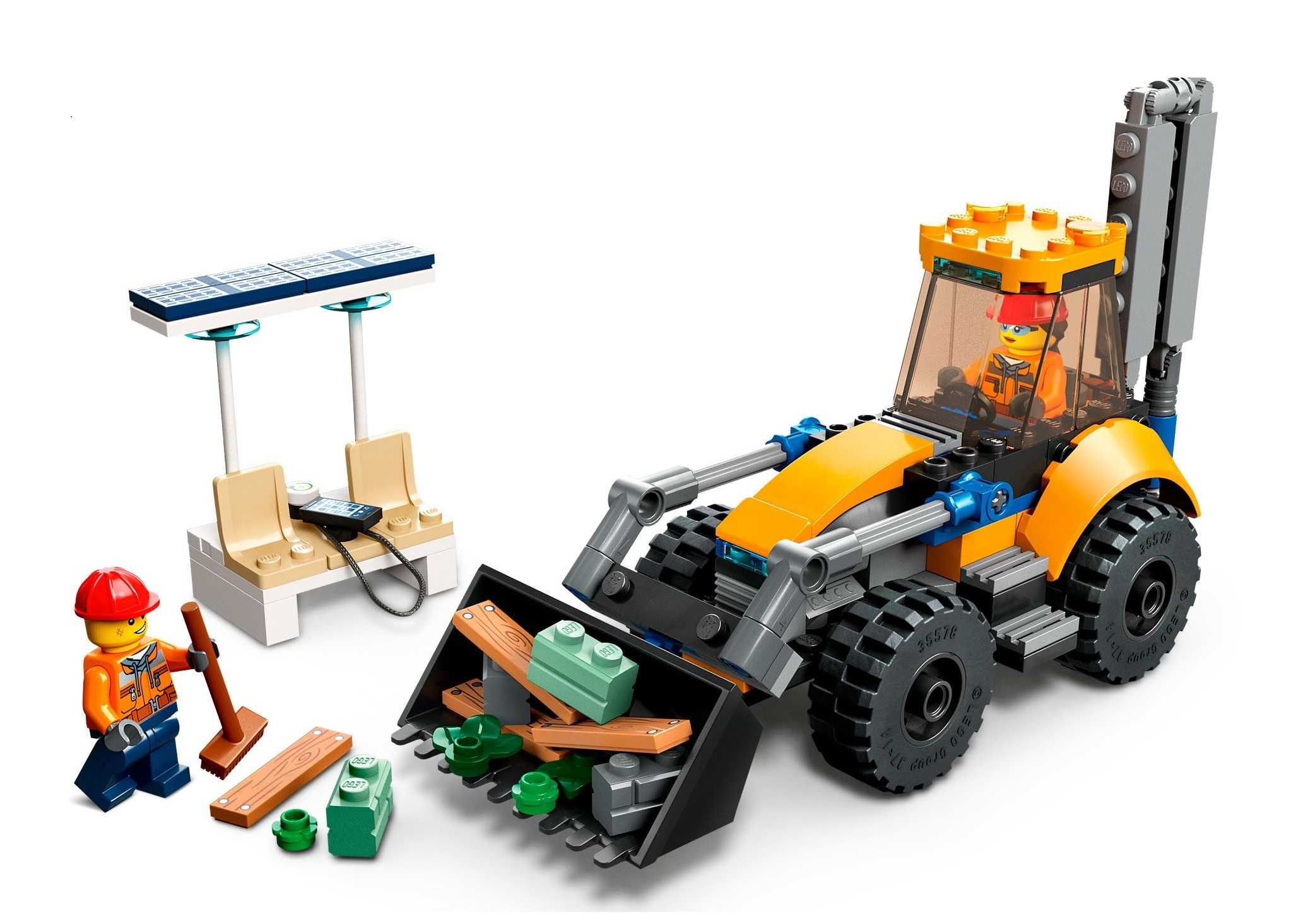 Klocki LEGO City 60385 Koparka TRAKTOR Buldożer