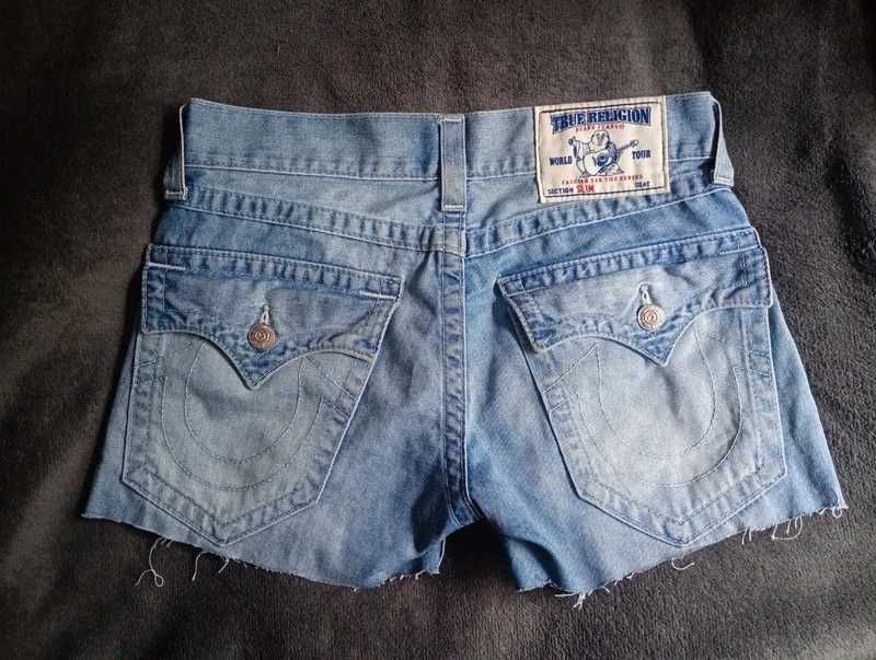 Szorty dżinsowe raw hem True Religion