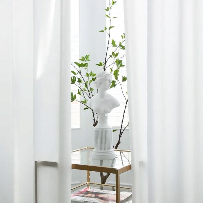 Firana Gotowa Na Taśmie Woal Żabki 145X240 Biała