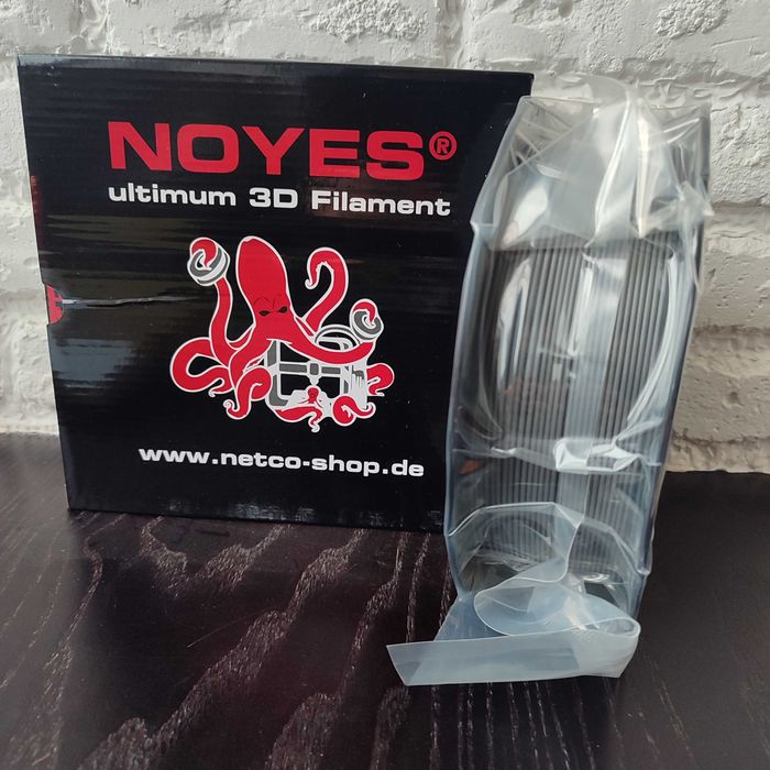 Філамент PLA noyes 1кг 1,75 мм сірий