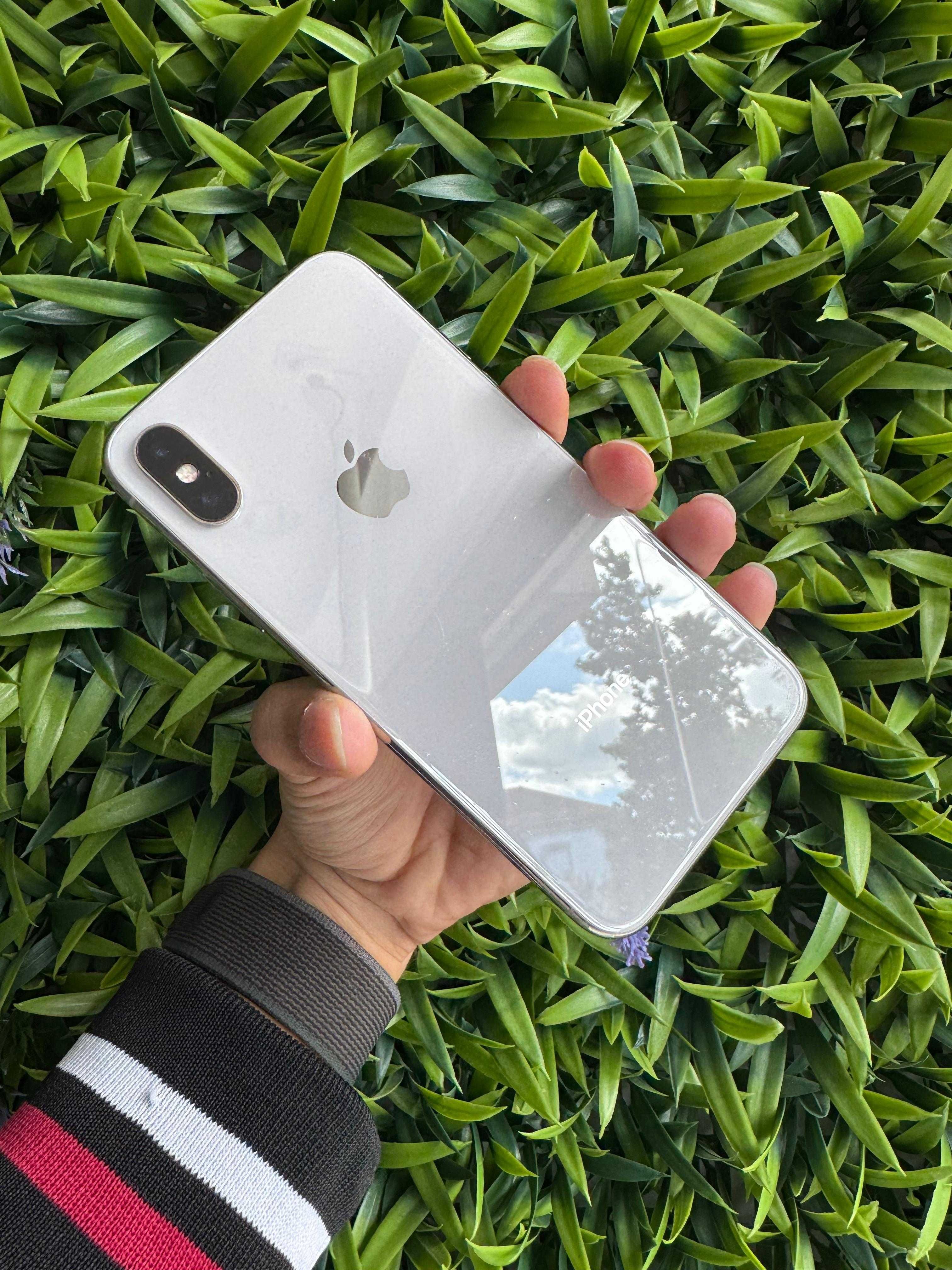 iPhone X 64GB Bateria 100% Branco - Loja Ovar