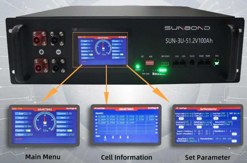 КОМПЛЕКТ ДБЖ Deye SUN 5K-SG03LP1 + LiFePO4 51.2V 100Ah комір.EVE 09.23