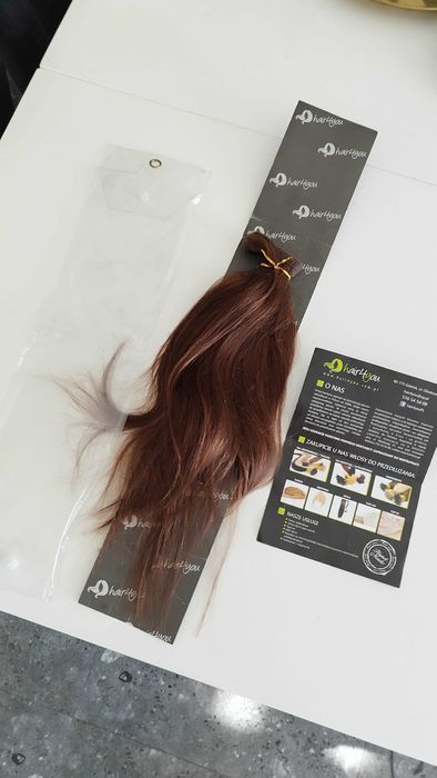 Włosy naturalne kucyk brąz 30cm hair4you
