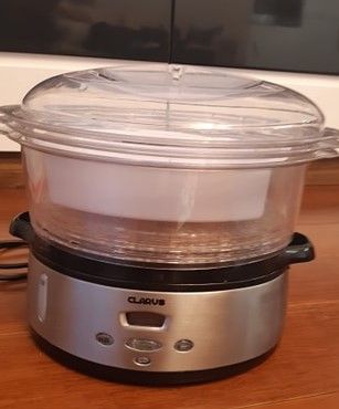Parowar elektryczny Clarus – zdrowe gotowanie na parze – 800 W – 9 l