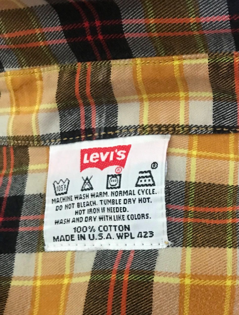 рубашка в клетку Levis