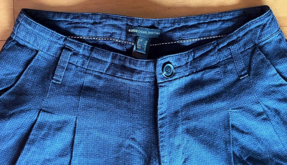 Calças da Mango - Senhora - Tamanho S (36) - Azul Marinho