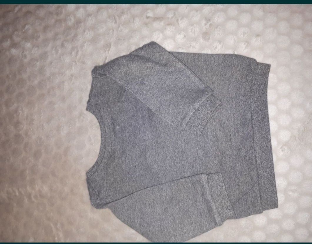 Bluza 74 szara z misiem