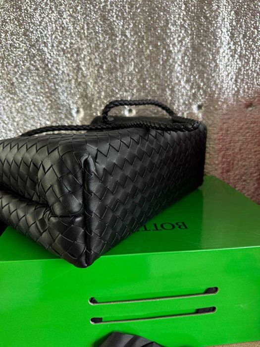 Сумка-тоут Bottega Veneta Andiamo з чорної шкіри.Сумка Ботега.ЛЮКС