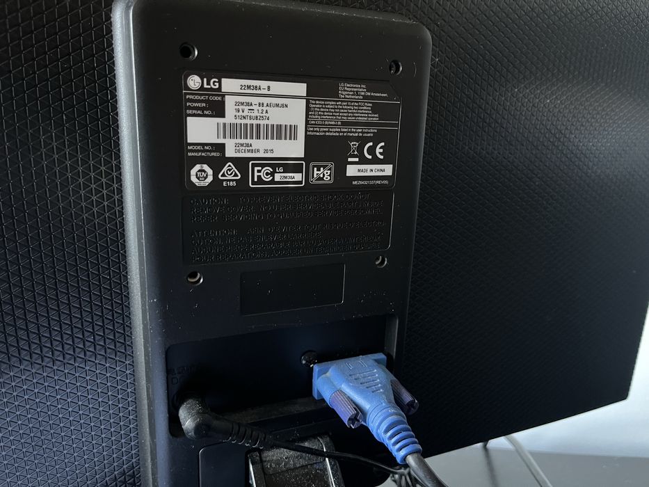 Monitor LG 22M38A – 22” | Perfeito para Trabalho, Estudo ou Uso Diário