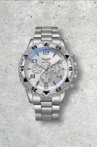 zegarek srebrny mechaniczny