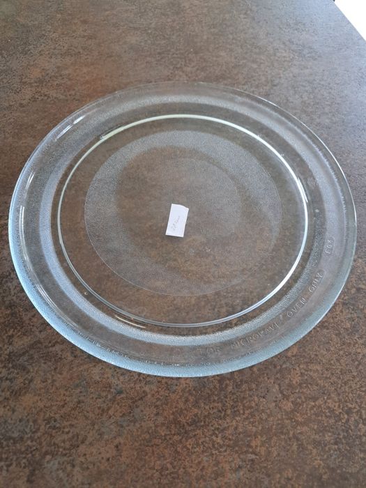 Szklany talerz do kuchenki mikrofalowej 28 cm