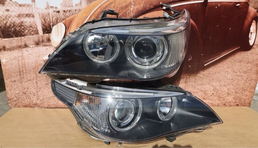 Lampy reflektory BMW E60 E61 xenon