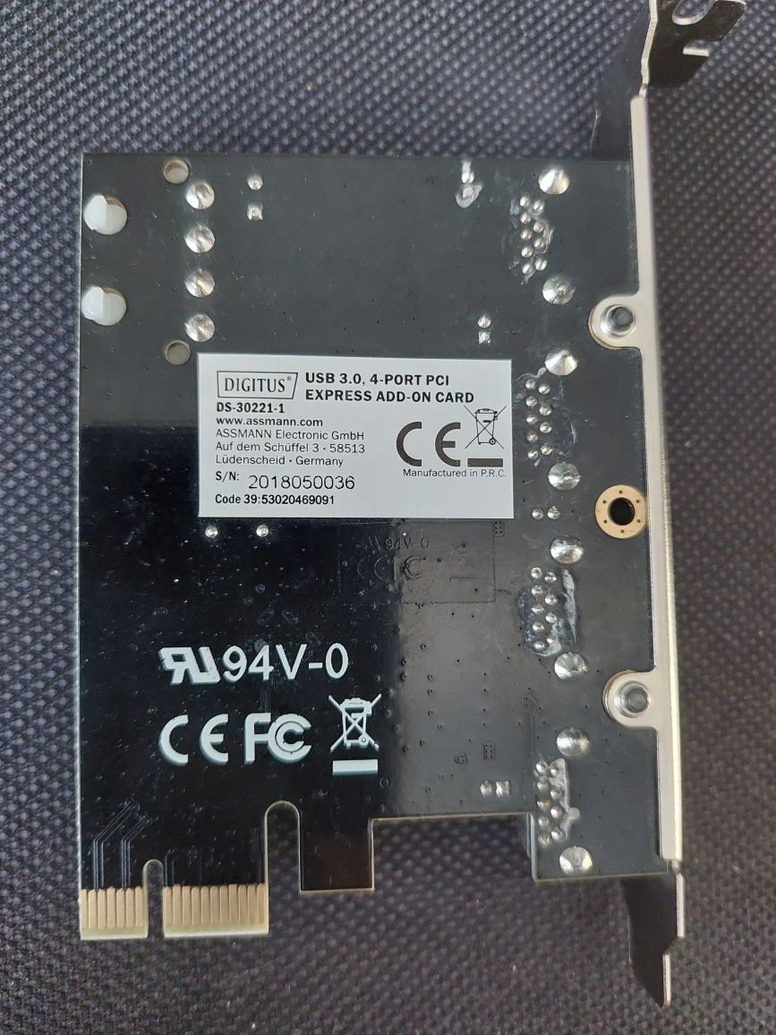 Karta rozszerzeń 4x USB 3.0 PCI