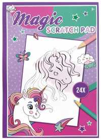 Magiczna kolorowanka jednorożce unicorn 24 strony zdrapka