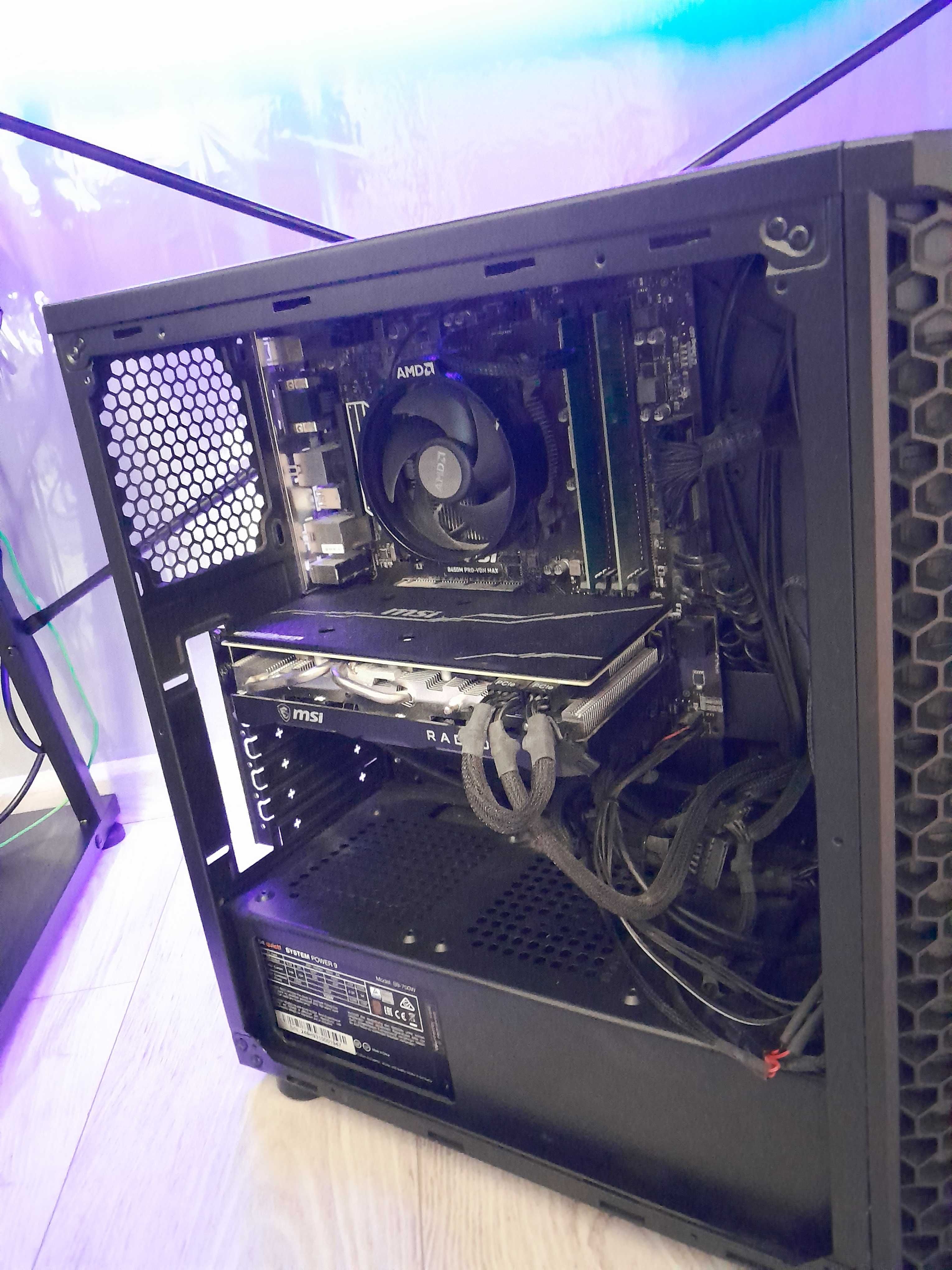 Komputer AMD Ryzen 5/RX 5700/SSD 480GB+Zestaw dodatków