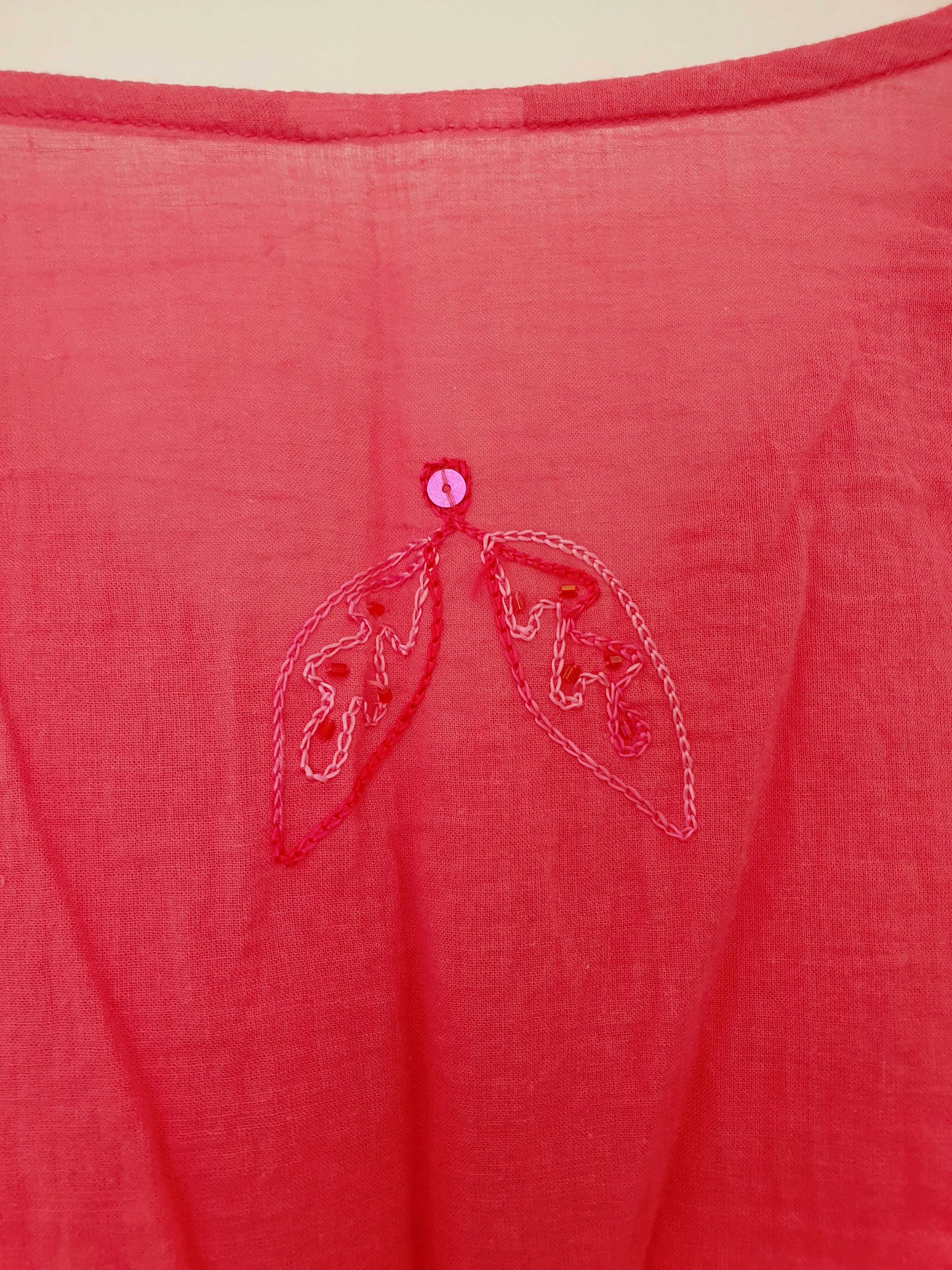 Różowa tunika cekiny