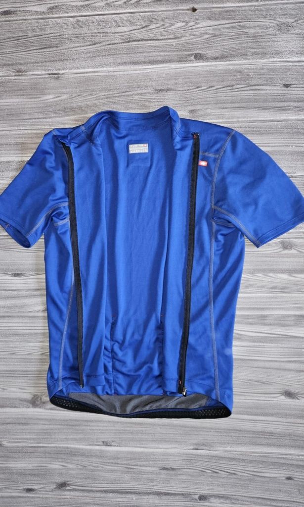 Koszulka kolarska Fusion męski t-shirt sportowy kieszeniami na rower L