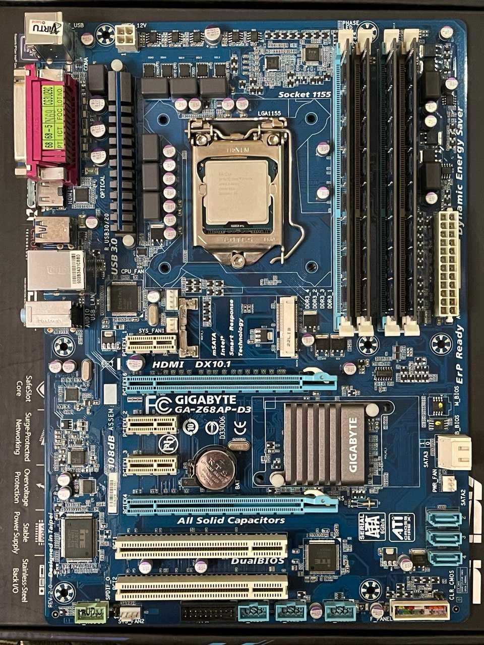 Оперативна пам'ять DDR3 4x4Gb (16Gb)  + Intel G2020  socket 1155