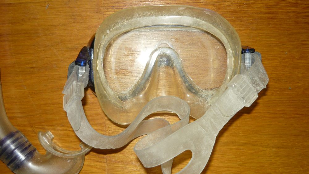 Maska + fajka do nurkowania okulary