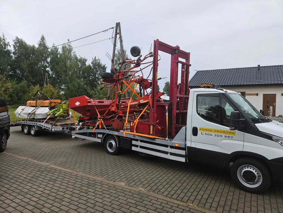 Transport aut, maszyn rolniczych, pomoc drogowa, holowanie, ZAPRASZAM!