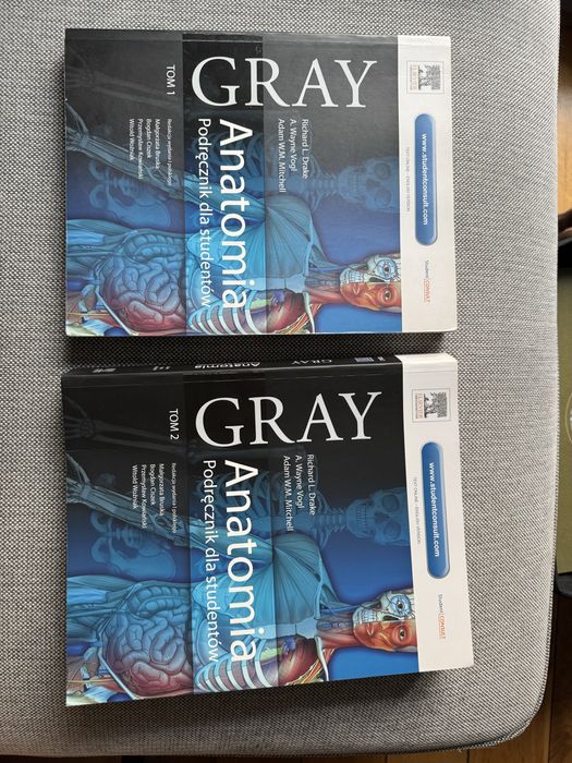 Gray Anatomia Tom 1 i Tom 2 – podręcznik do anatomii dla studentów