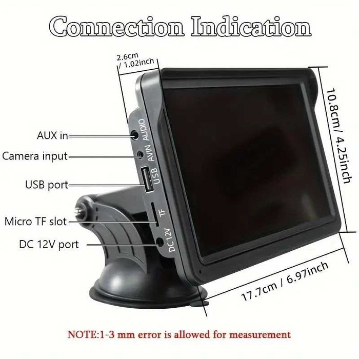 gps 17.78cm com CarPlay e Android, navegação