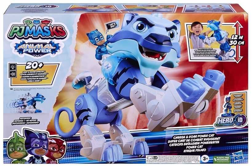 Pidżamersi: Ryczący Atakujący Kot i Kotboy - PJ Masks - 30 cm Hasbro