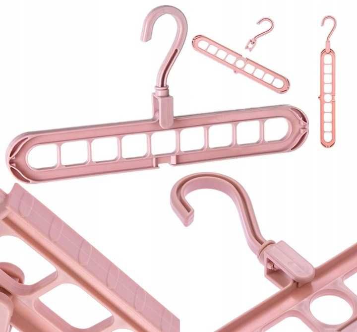 Wieszak organizer do szafy garderoby szary