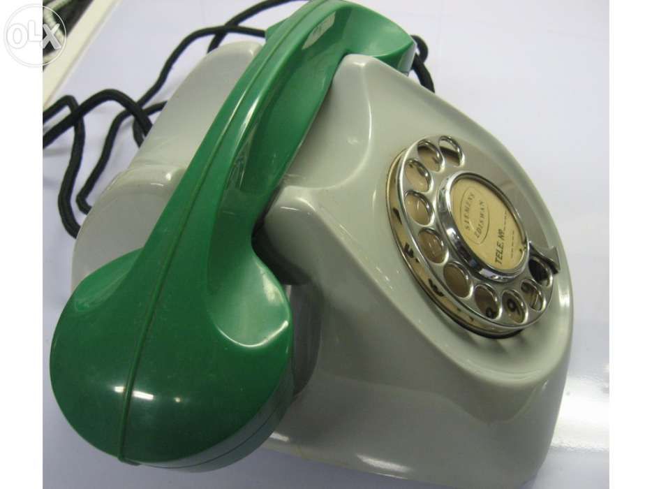 Telefone siemens ediswan Centenary Neophone verde cinza